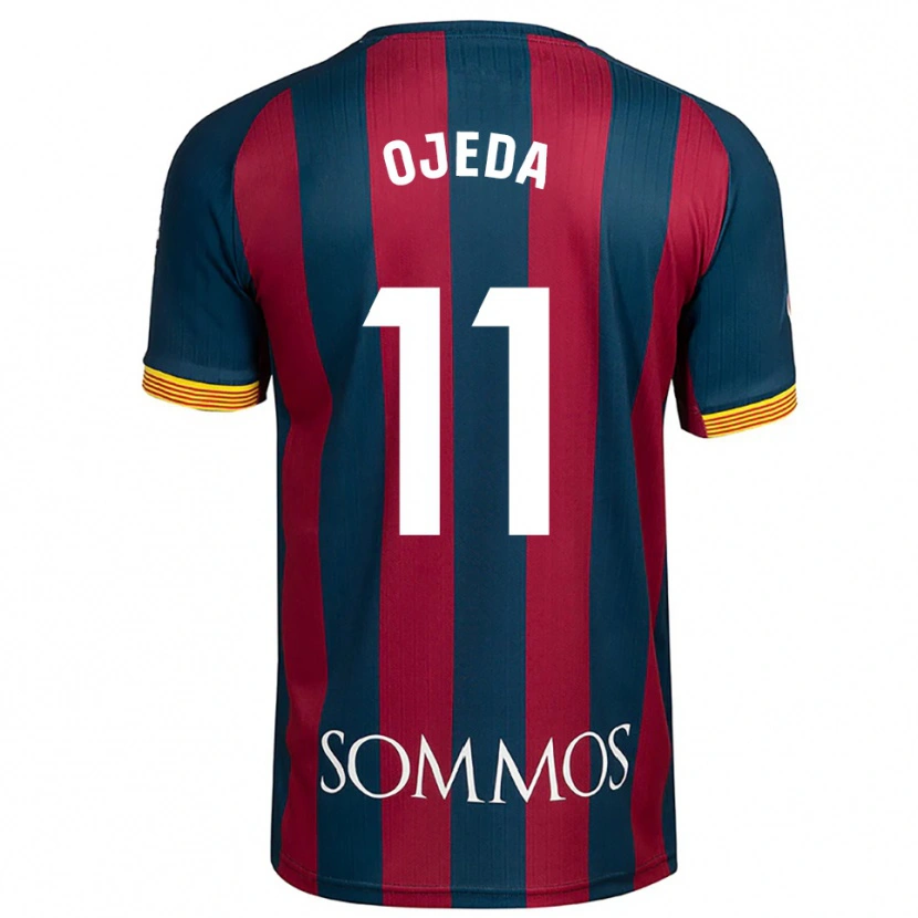 Danxen Pánské Raúl Ojeda #11 Tmavě Modrá Červená Domů Hráčské Dresy 2025/26 Dres