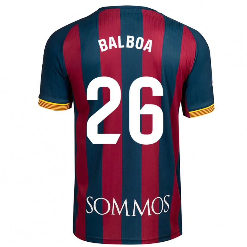 Danxen Pánské Álex Balboa #26 Tmavě Modrá Červená Domů Hráčské Dresy 2025/26 Dres