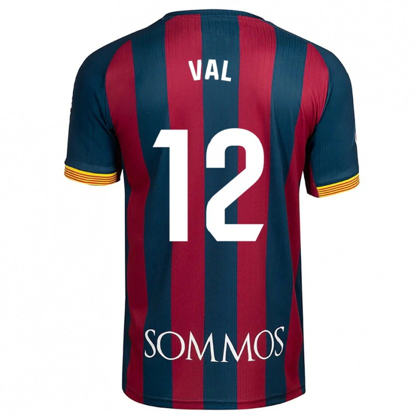 Danxen Pánské Ángel Val #12 Tmavě Modrá Červená Domů Hráčské Dresy 2025/26 Dres