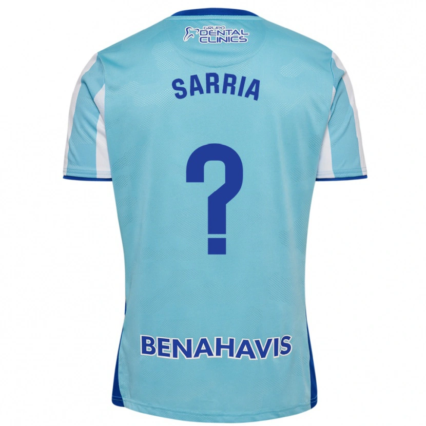Danxen Pánské Cristian Sarria #0 Nebesky Modrá Bílá Domů Hráčské Dresy 2025/26 Dres