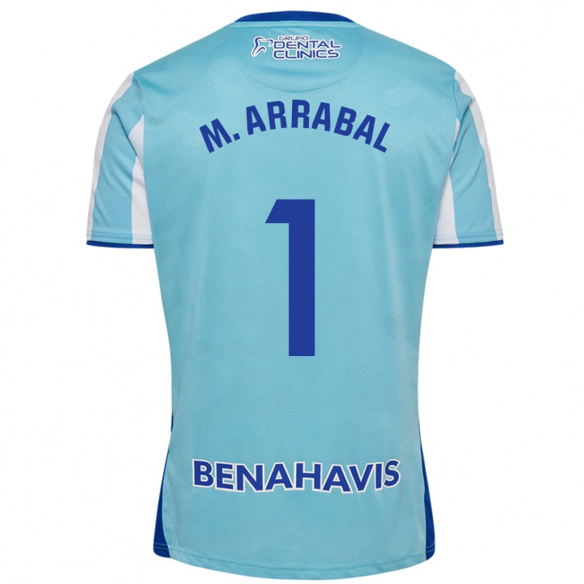 Danxen Pánské María Arrabal Martin #1 Nebesky Modrá Bílá Domů Hráčské Dresy 2025/26 Dres