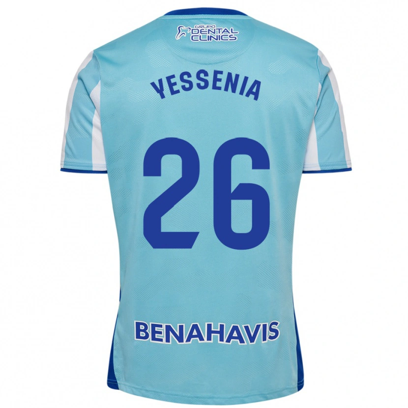 Danxen Pánské Yessenia Alcaide Martin #26 Nebesky Modrá Bílá Domů Hráčské Dresy 2025/26 Dres