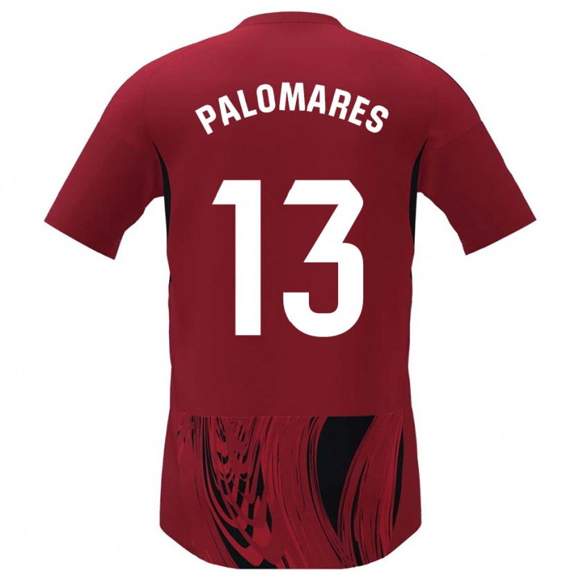 Danxen Pánské Juanpa Palomares #13 Červená Černá Domů Hráčské Dresy 2025/26 Dres