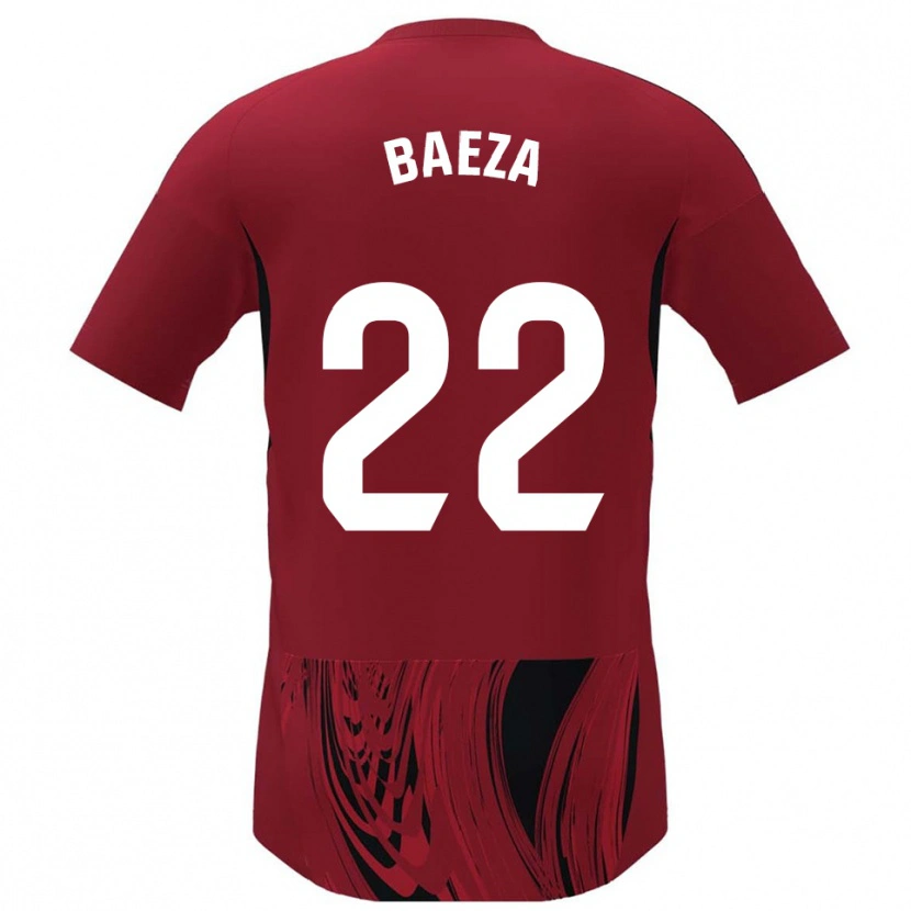 Danxen Pánské Miguel Baeza #22 Červená Černá Domů Hráčské Dresy 2025/26 Dres
