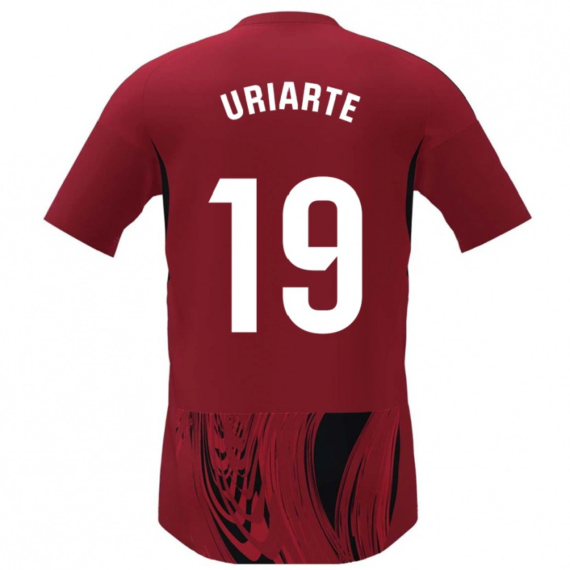 Danxen Pánské Aritz Uriarte #19 Červená Černá Domů Hráčské Dresy 2025/26 Dres
