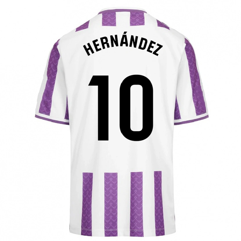 Danxen Pánské Celia Hernández Cordero #10 Fialová Bílá Domů Hráčské Dresy 2025/26 Dres