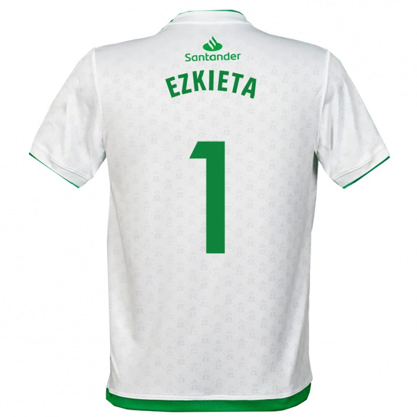 Danxen Pánské Jokin Ezkieta #1 Zelená Bílá Domů Hráčské Dresy 2025/26 Dres