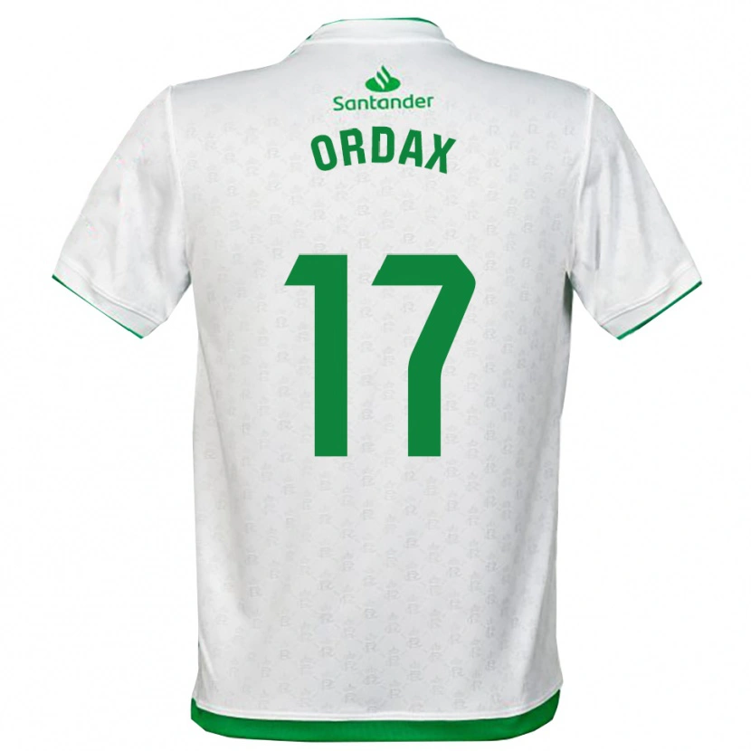 Danxen Pánské Naiara Ordax Ibáñez #17 Zelená Bílá Domů Hráčské Dresy 2025/26 Dres