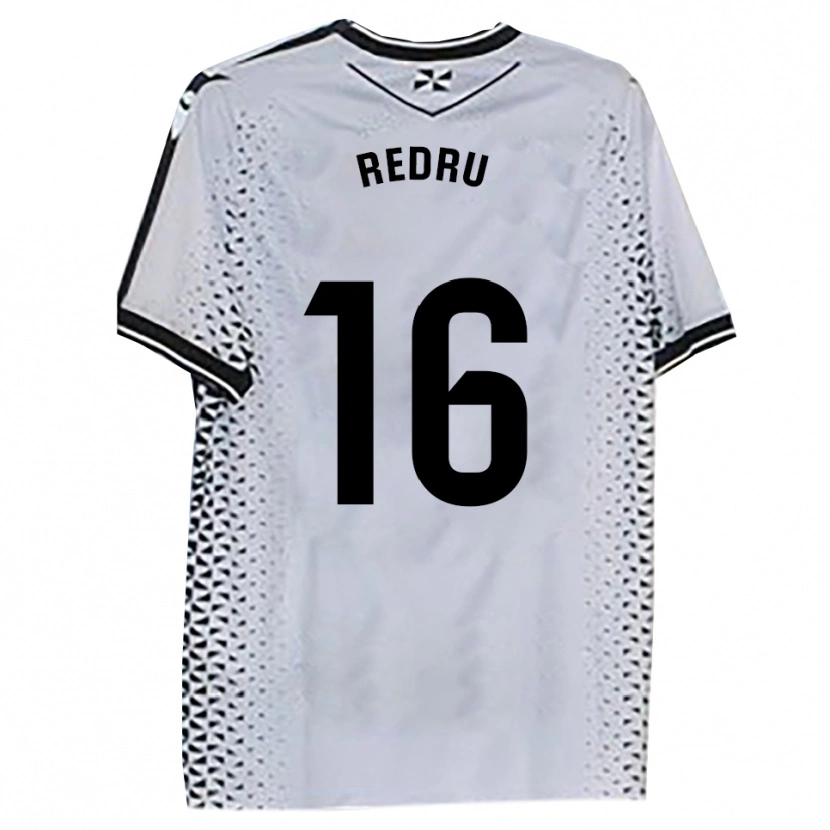 Danxen Pánské Carlos Redru #16 Bílá Černá Domů Hráčské Dresy 2025/26 Dres