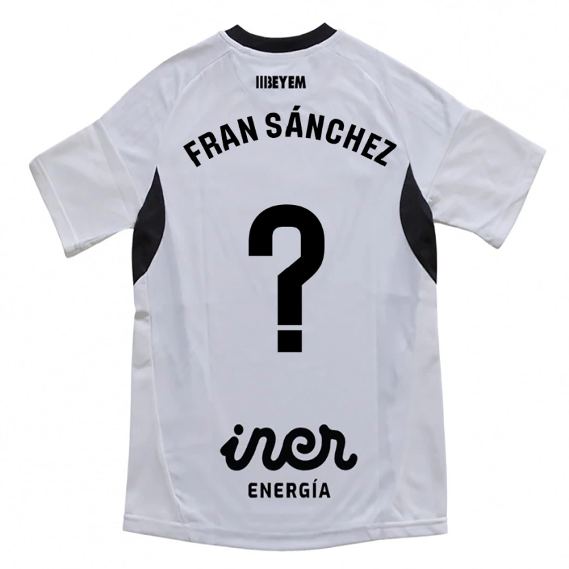 Danxen Pánské Fran Sánchez #0 Bílá Fialová Domů Hráčské Dresy 2025/26 Dres