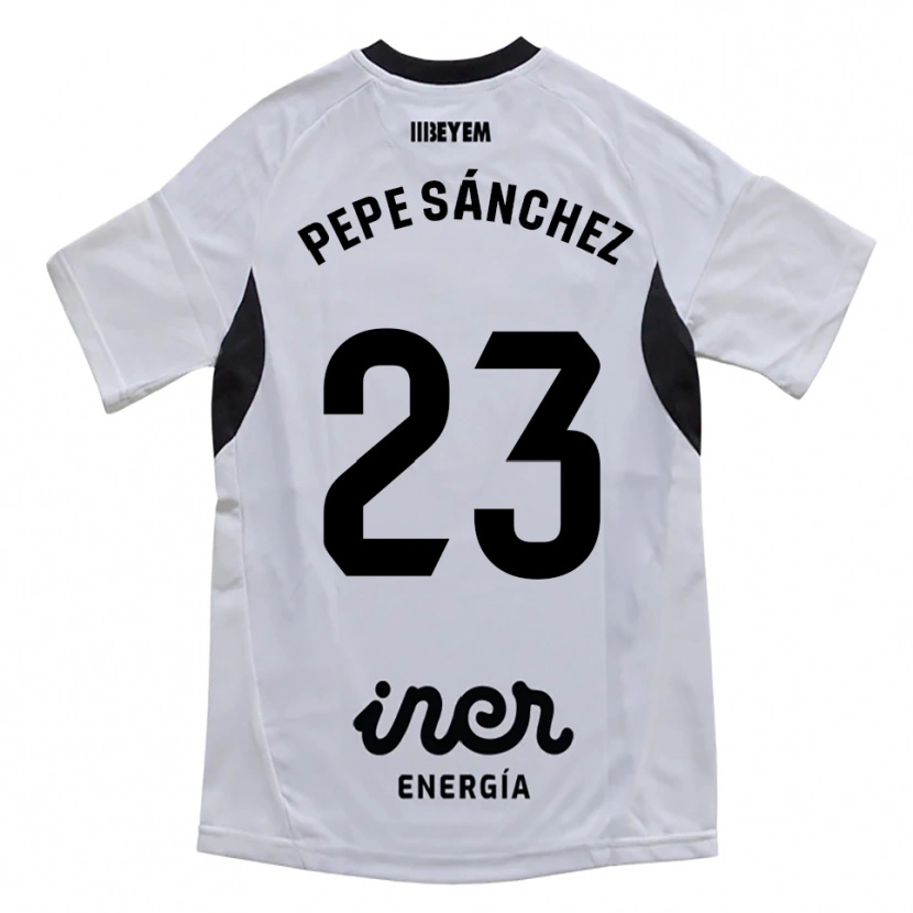 Danxen Pánské Pepe Sánchez #23 Bílá Fialová Domů Hráčské Dresy 2025/26 Dres