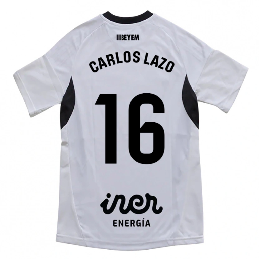 Danxen Pánské José Carlos Lazo #16 Bílá Fialová Domů Hráčské Dresy 2025/26 Dres