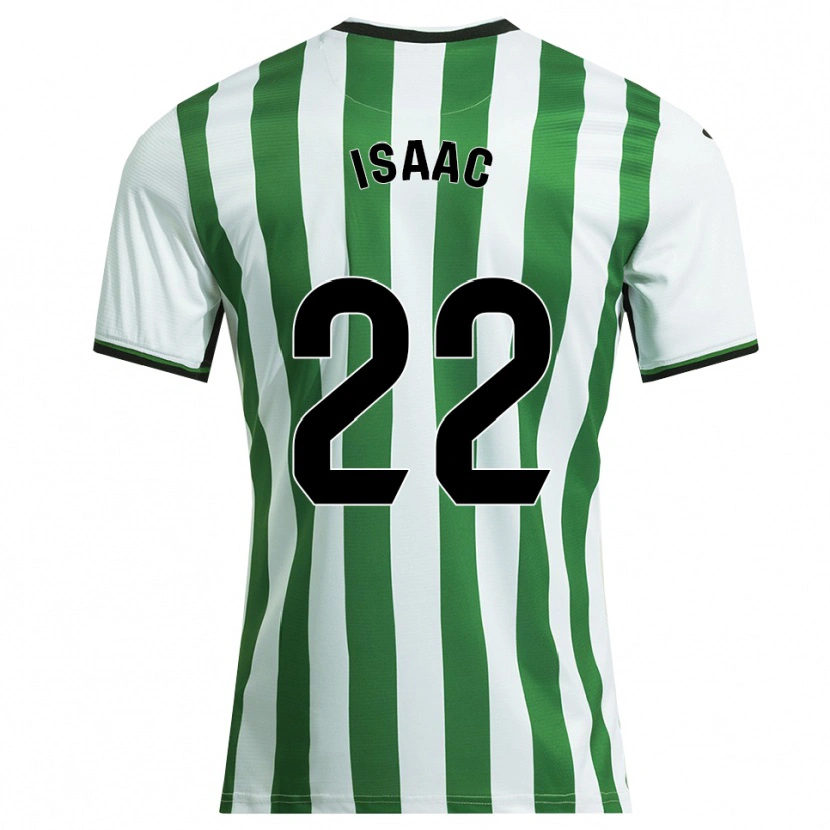 Danxen Pánské Carlos Isaac #22 Bílá Zelená Domů Hráčské Dresy 2025/26 Dres