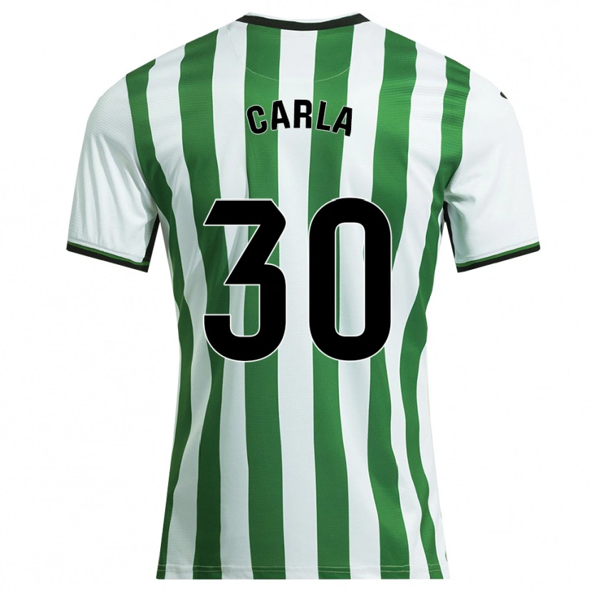 Danxen Pánské Carla Rojas Noguera #30 Bílá Zelená Domů Hráčské Dresy 2025/26 Dres