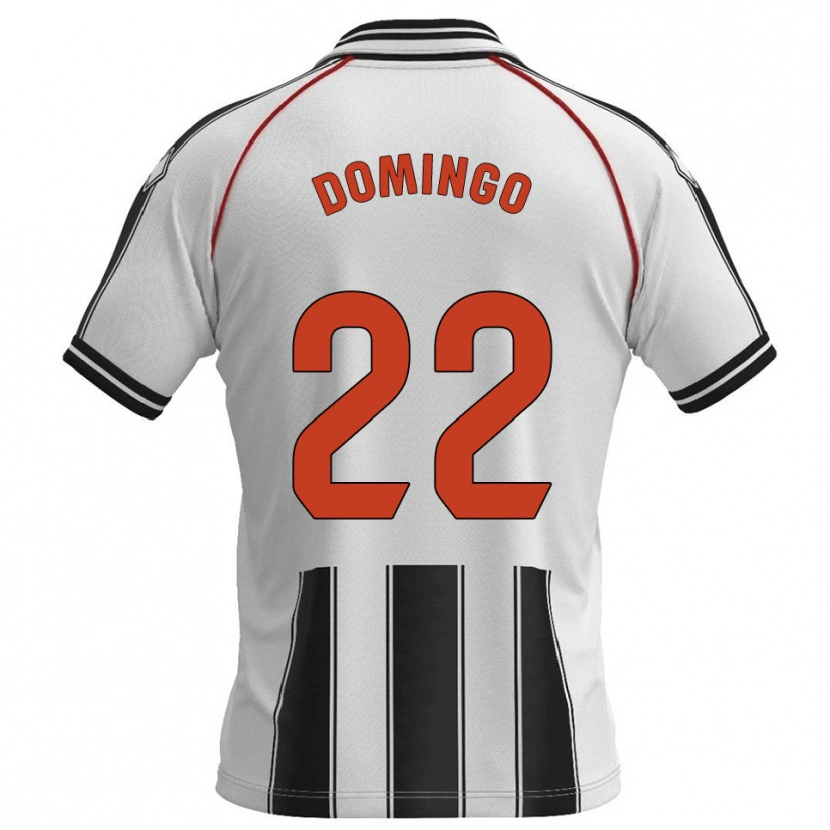 Danxen Pánské Jorge Domingo #22 Bílá Černá Domů Hráčské Dresy 2025/26 Dres