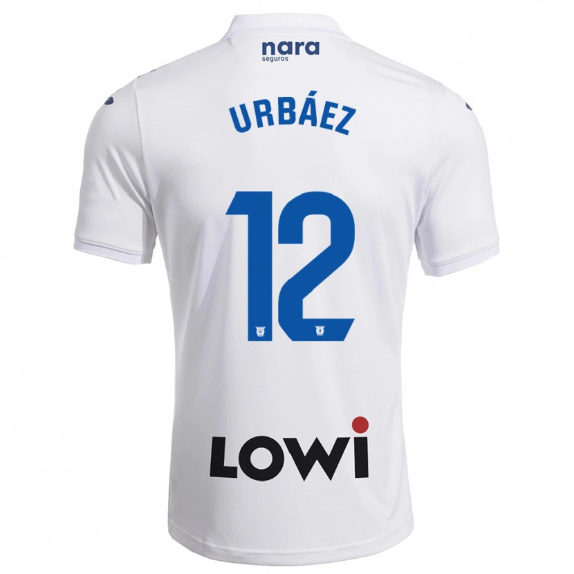 Danxen Pánské Joao Urbáez #12 Bílá Tmavě Modrá Domů Hráčské Dresy 2025/26 Dres