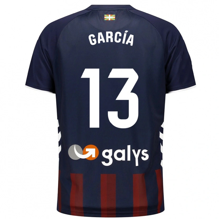 Danxen Pánské Jon García #13 Tmavě Modrá Červená Domů Hráčské Dresy 2025/26 Dres