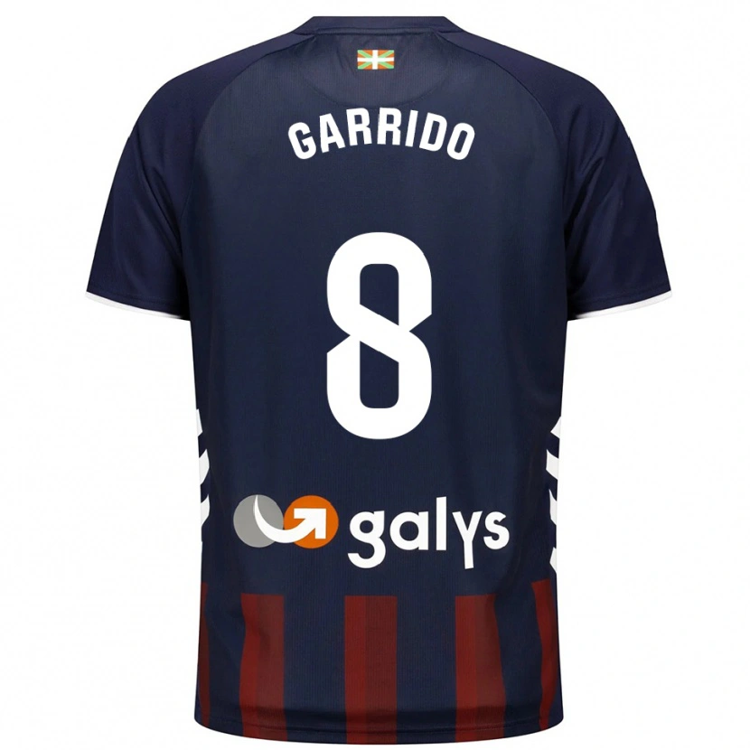 Danxen Pánské Aleix Garrido #8 Tmavě Modrá Červená Domů Hráčské Dresy 2025/26 Dres