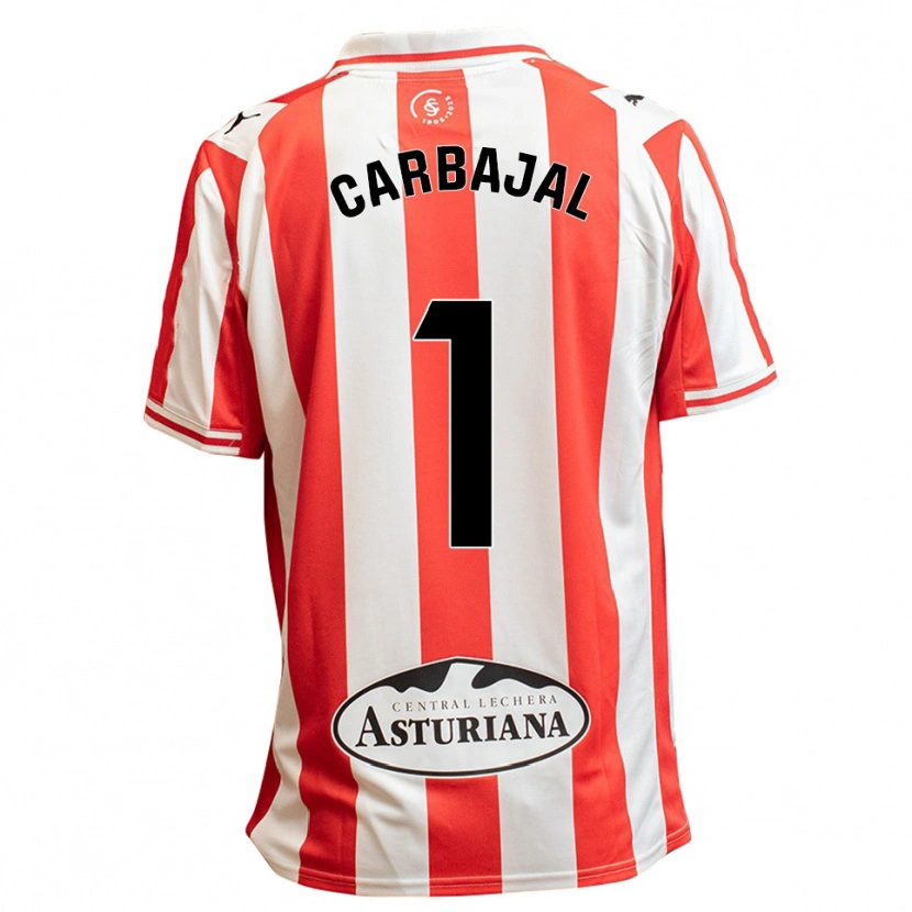 Danxen Pánské Cristina Díaz Carbajal #1 Bílá Červená Domů Hráčské Dresy 2025/26 Dres