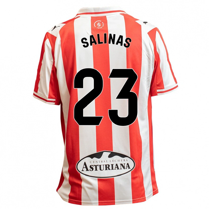 Danxen Pánské Hugo Salinas #23 Bílá Červená Domů Hráčské Dresy 2025/26 Dres