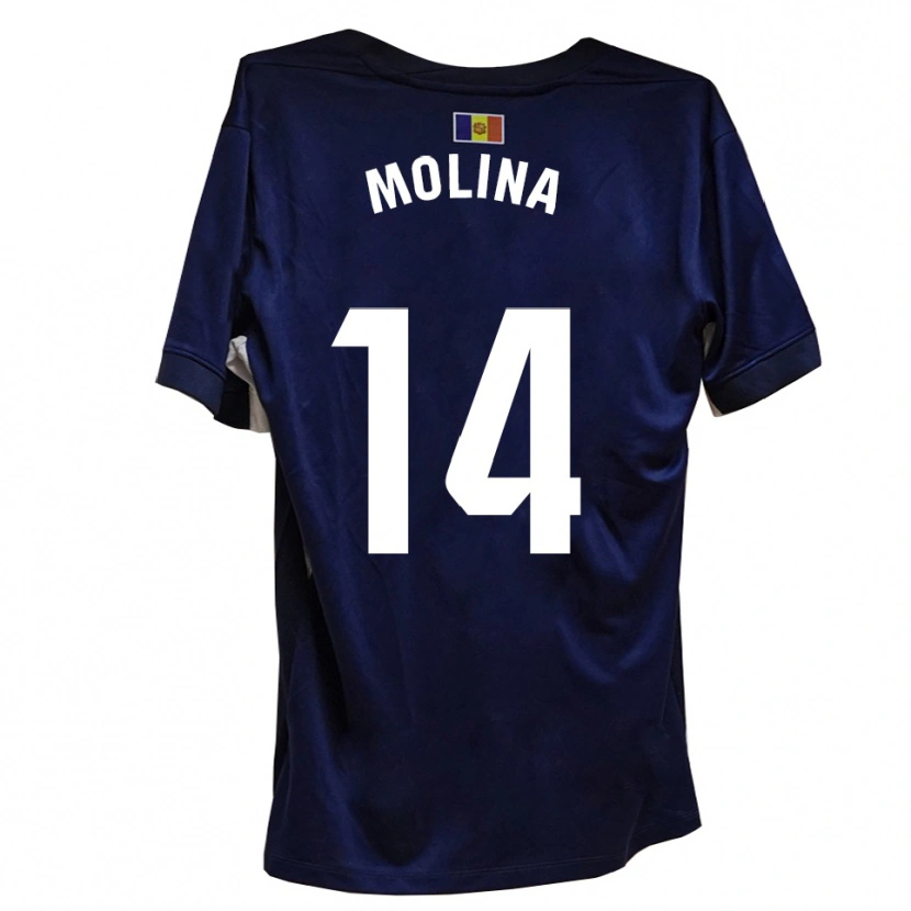 Danxen Pánské Sergio Molina #14 Námořnická Bílá Domů Hráčské Dresy 2025/26 Dres