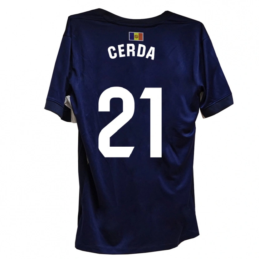 Danxen Pánské Josep Cerdà #21 Námořnická Bílá Domů Hráčské Dresy 2025/26 Dres
