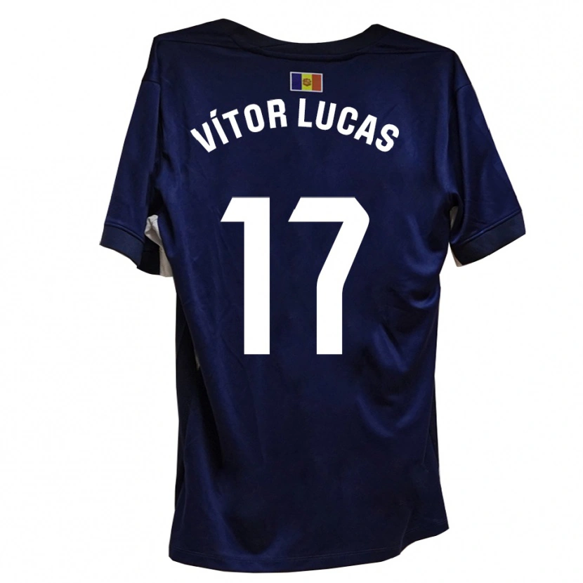 Danxen Pánské Bruno Vítor Lucas #17 Námořnická Bílá Domů Hráčské Dresy 2025/26 Dres