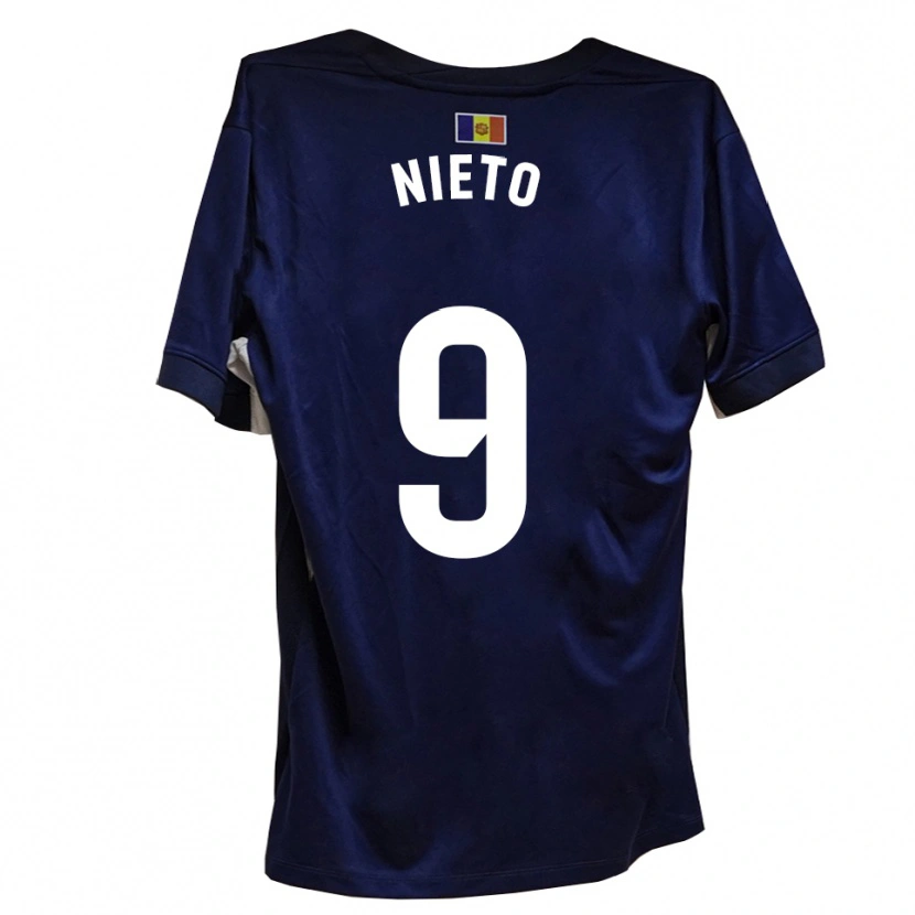 Danxen Pánské Manu Nieto #9 Námořnická Bílá Domů Hráčské Dresy 2025/26 Dres