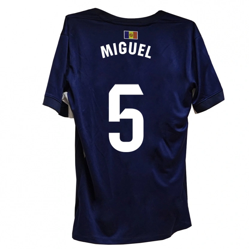 Danxen Pánské Carlos Miguel #5 Námořnická Bílá Domů Hráčské Dresy 2025/26 Dres
