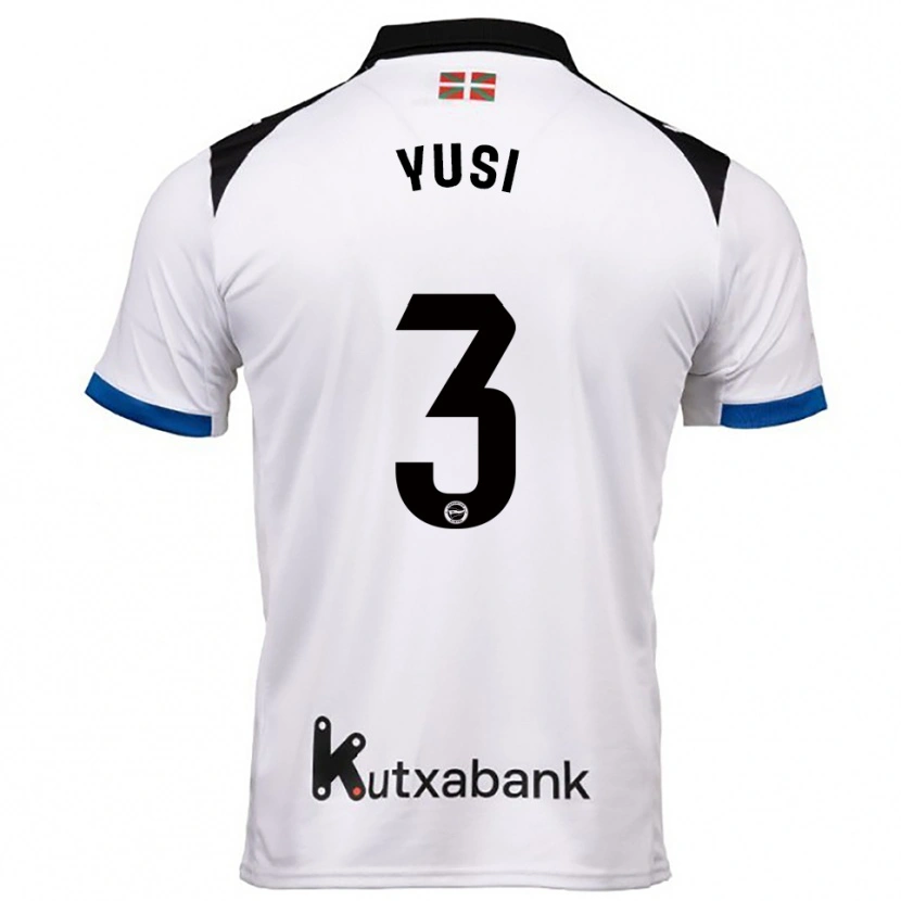 Danxen Pánské Youssef Enríquez #3 Bílá Modrá Daleko Hráčské Dresy 2025/26 Dres