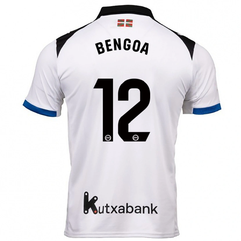 Danxen Pánské Nerea Bengoa #12 Bílá Modrá Daleko Hráčské Dresy 2025/26 Dres