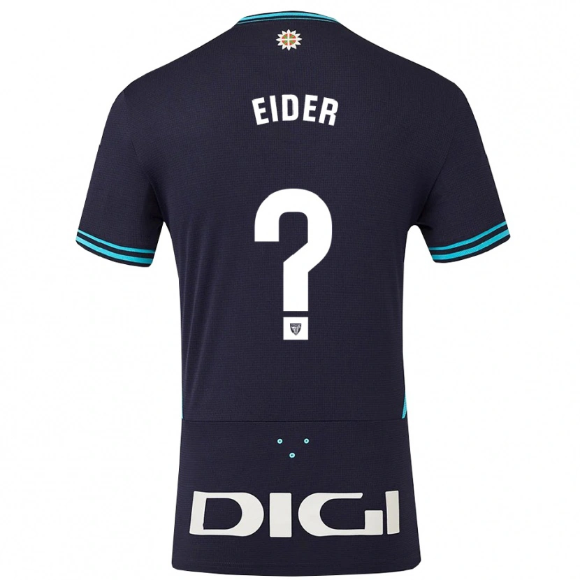 Danxen Pánské Eider Arana Mugueta #0 Tmavě Modrá Nebesky Modrá Daleko Hráčské Dresy 2025/26 Dres