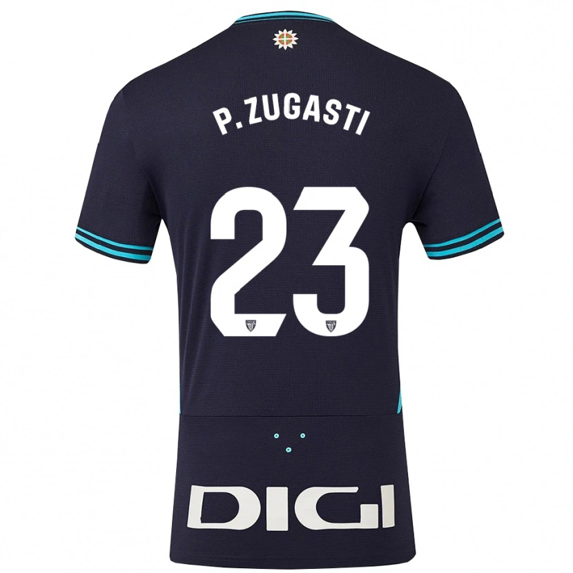 Danxen Pánské Patricia Zugasti Osés #23 Tmavě Modrá Nebesky Modrá Daleko Hráčské Dresy 2025/26 Dres