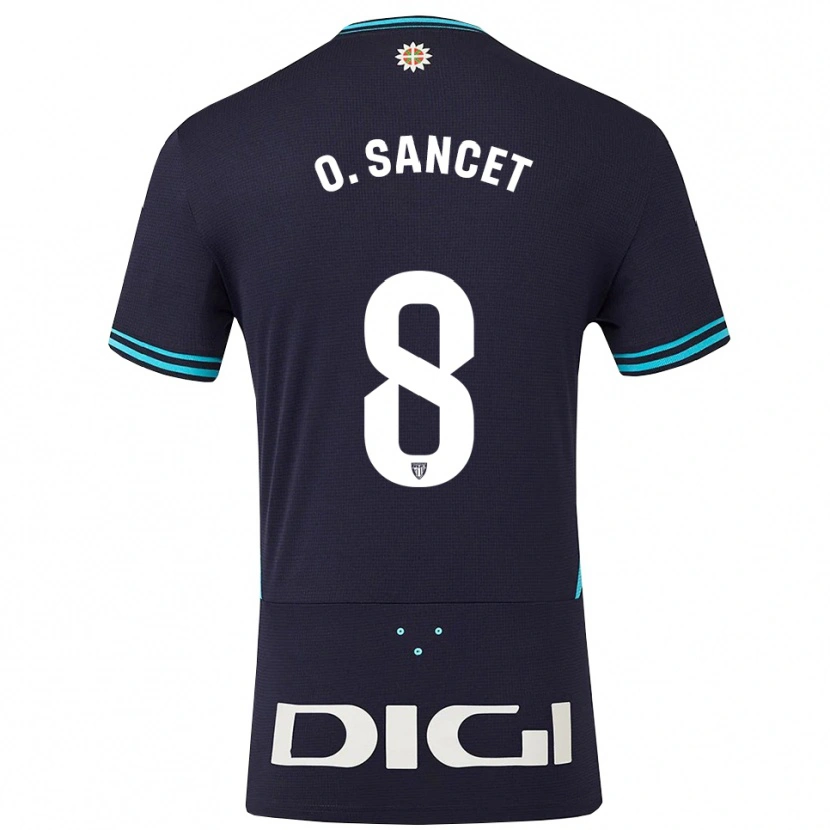 Danxen Pánské Oihan Sancet #8 Tmavě Modrá Nebesky Modrá Daleko Hráčské Dresy 2025/26 Dres