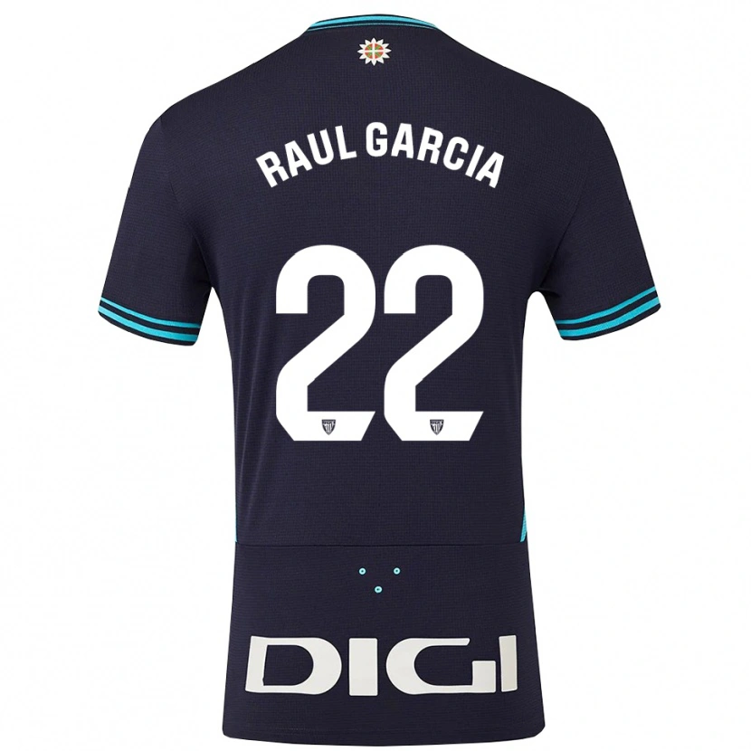 Danxen Pánské Raul Garcia #22 Tmavě Modrá Nebesky Modrá Daleko Hráčské Dresy 2025/26 Dres