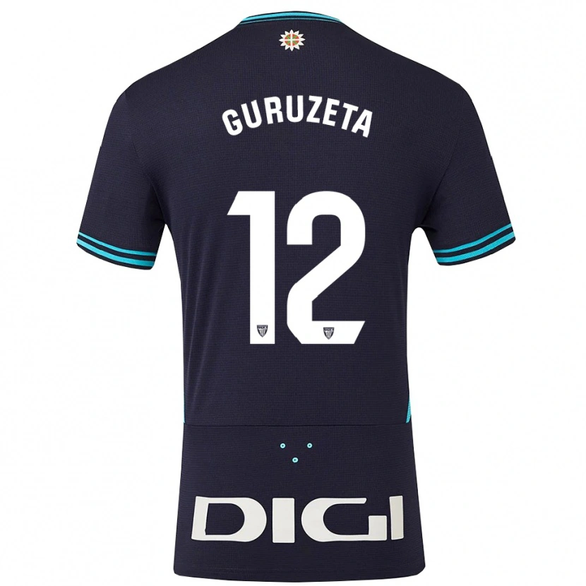 Danxen Pánské Gorka Guruzeta #12 Tmavě Modrá Nebesky Modrá Daleko Hráčské Dresy 2025/26 Dres