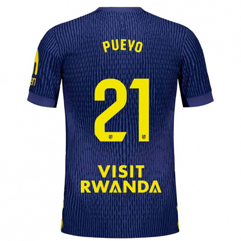 Danxen Pánské Jano Monserrate #21 Tmavě Modrá Žlutá Daleko Hráčské Dresy 2025/26 Dres