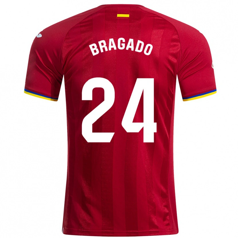 Danxen Pánské Alonso Bragado #24 Červená Žlutá Modrá Daleko Hráčské Dresy 2025/26 Dres