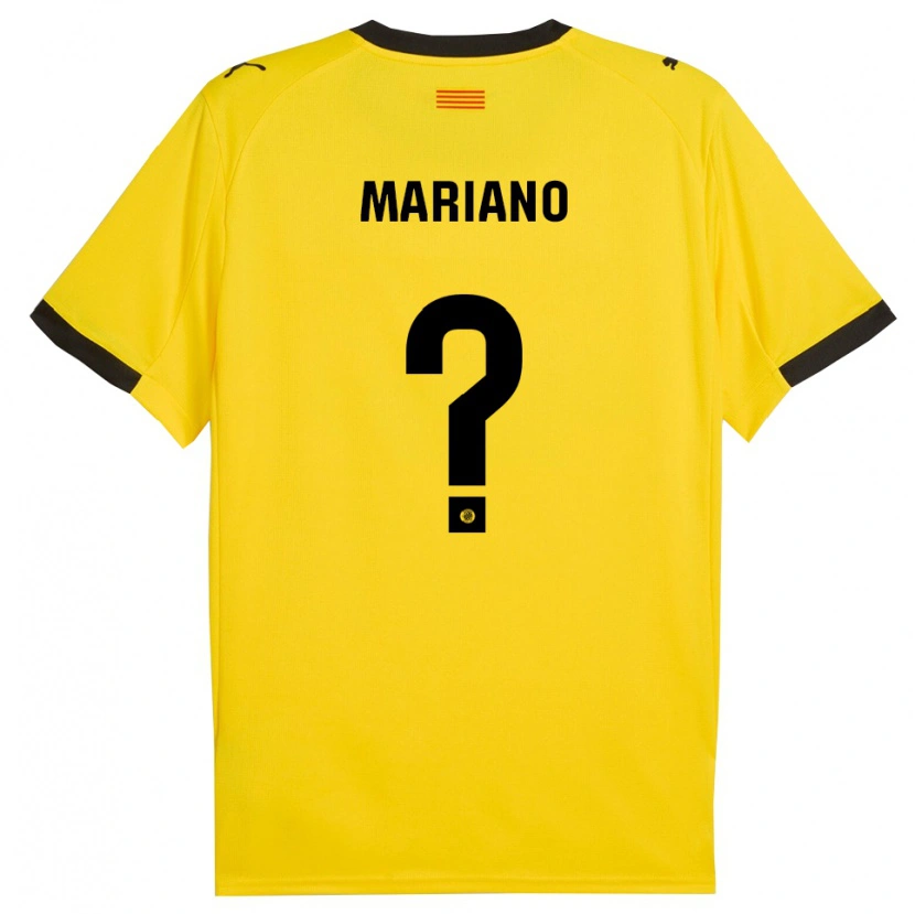 Danxen Pánské Jorge Mariano #0 Žlutá Černá Daleko Hráčské Dresy 2025/26 Dres