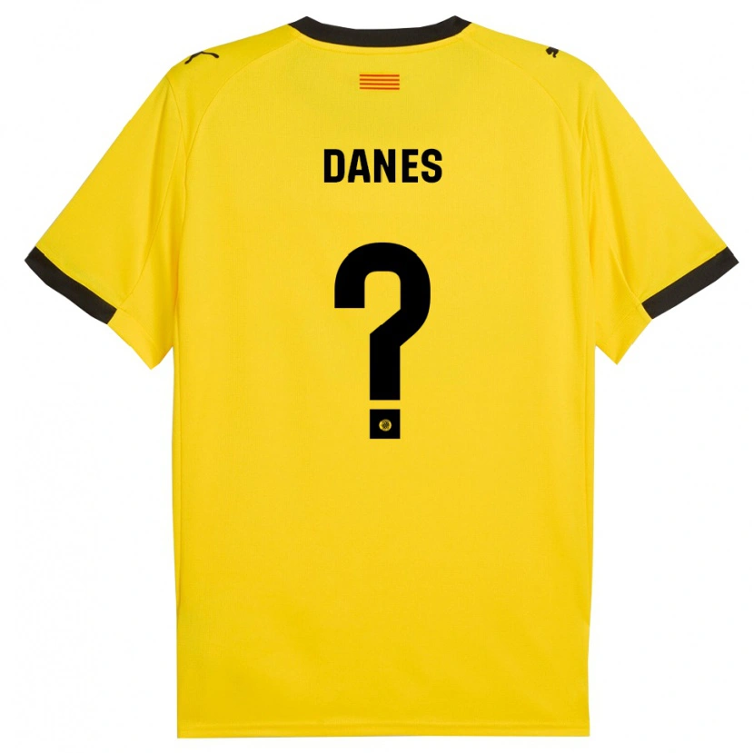 Danxen Pánské Jan Danés #0 Žlutá Černá Daleko Hráčské Dresy 2025/26 Dres