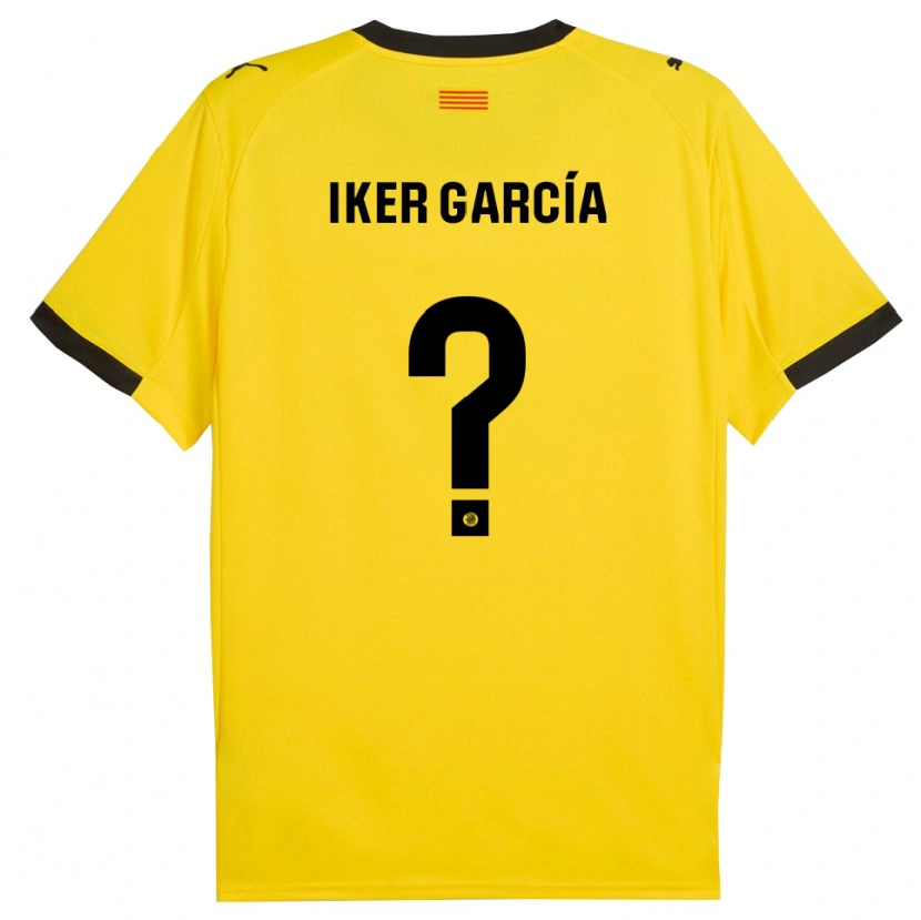 Danxen Pánské Iker García #0 Žlutá Černá Daleko Hráčské Dresy 2025/26 Dres