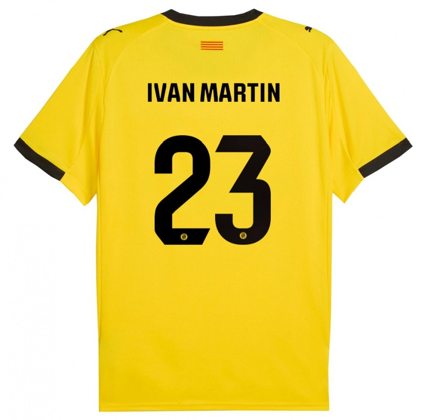 Danxen Pánské Iván Martín #23 Žlutá Černá Daleko Hráčské Dresy 2025/26 Dres