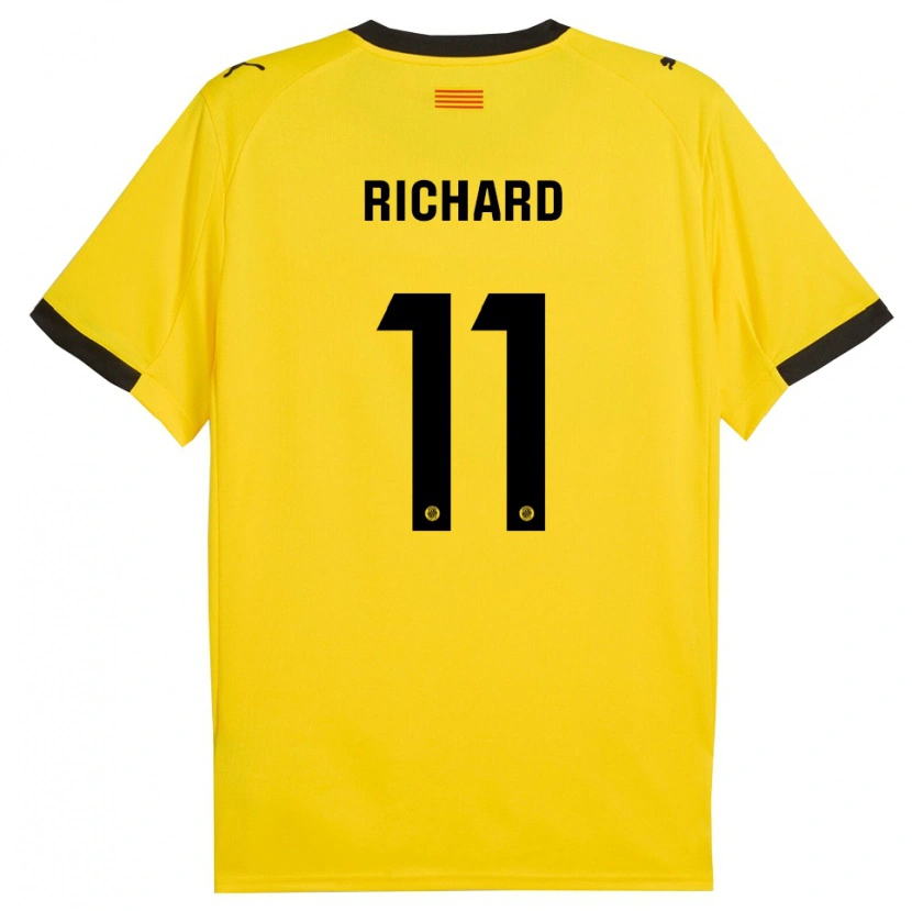 Danxen Pánské Richard Martínez #11 Žlutá Černá Daleko Hráčské Dresy 2025/26 Dres