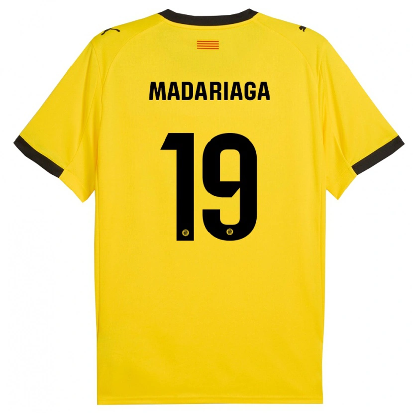 Danxen Pánské Génesis Madariaga #19 Žlutá Černá Daleko Hráčské Dresy 2025/26 Dres