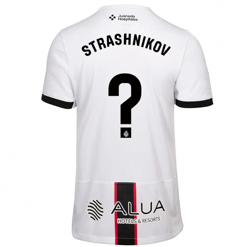 Danxen Pánské Nikolay Strashnikov #0 Bílá Černá Daleko Hráčské Dresy 2025/26 Dres