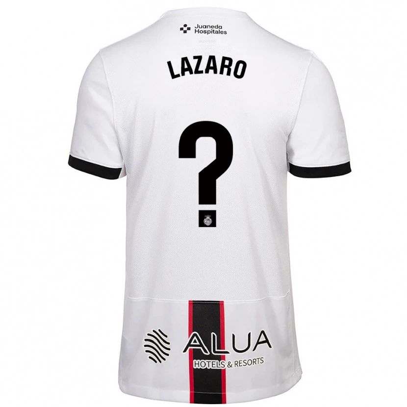 Danxen Pánské Victor Lázaro #0 Bílá Černá Daleko Hráčské Dresy 2025/26 Dres