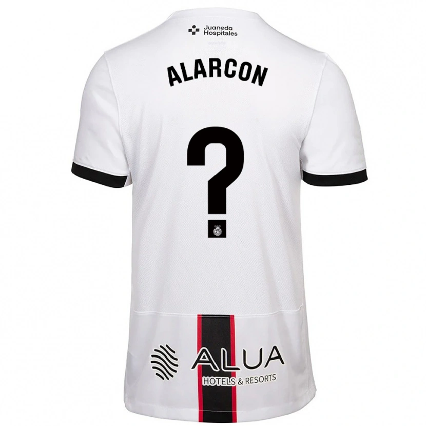 Danxen Pánské Raúl Alarcón #0 Bílá Černá Daleko Hráčské Dresy 2025/26 Dres