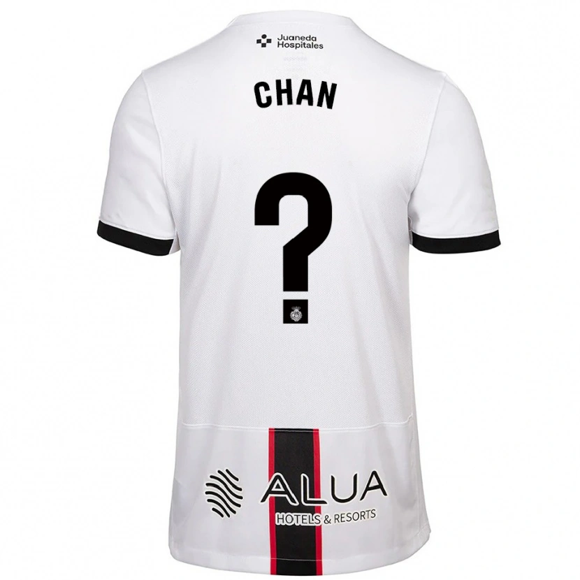 Danxen Pánské Loïc Chan #0 Bílá Černá Daleko Hráčské Dresy 2025/26 Dres