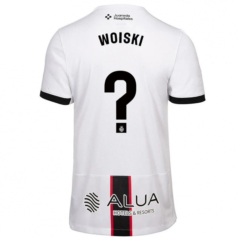 Danxen Pánské Alex Woiski #0 Bílá Černá Daleko Hráčské Dresy 2025/26 Dres