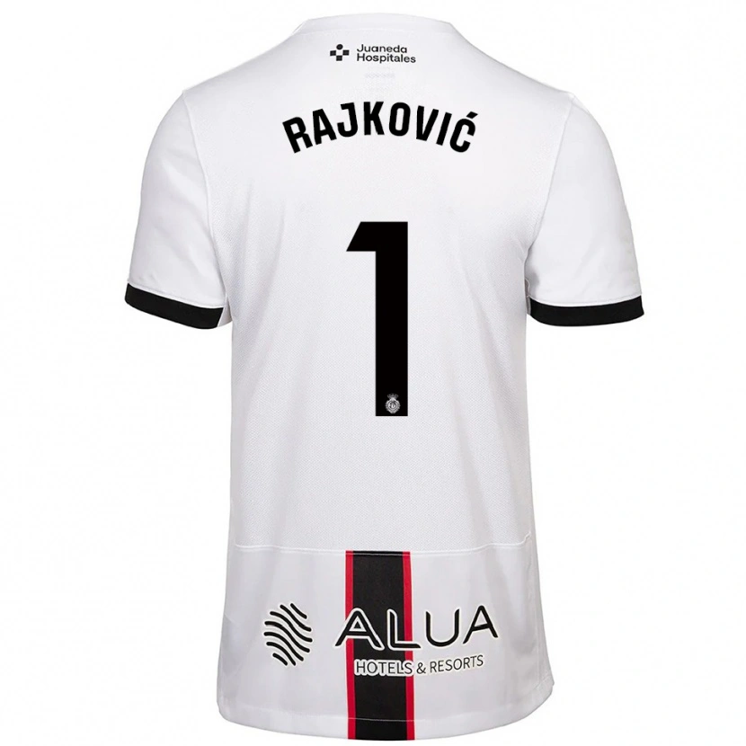Danxen Pánské Predrag Rajkovic #1 Bílá Černá Daleko Hráčské Dresy 2025/26 Dres